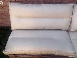 Cojines de Palets Beige (2 unidades)