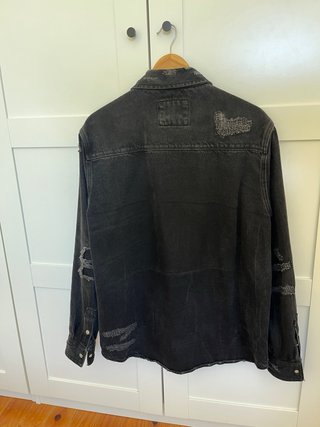 Cazadora vaquera negra Zara hombre