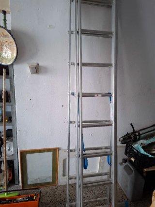 Escalera STARLINE aluminio tres tramos 6 metros