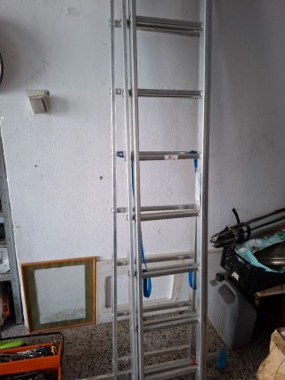 Escalera STARLINE aluminio tres tramos 6 metros