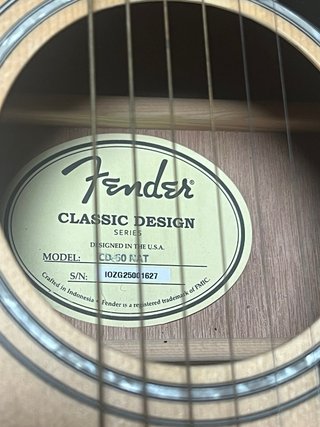 Guitarra Acústica Fender CD-60