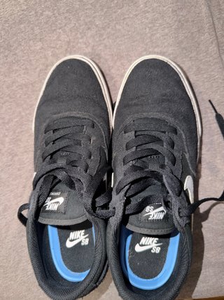 Zapatillas Nike SB Chron 2 Negras Blancas