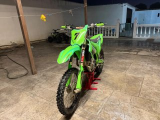 Kawasaki Motocross Verde
