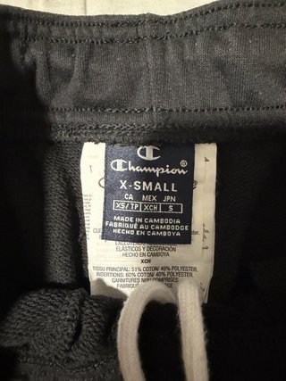 Champion Shorts Negros con Logo Lateral
