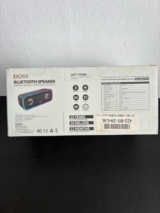 Altavoz DOSS Ultra Bass Bluetooth Multicolor