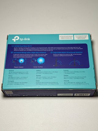 Adaptador WiFi USB TP-Link Archer T2U Plus