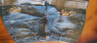 Jeans strappati blu