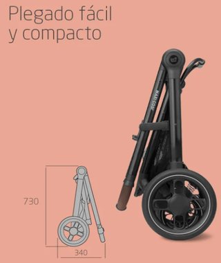 Maxi-Cosi Zelia S Trio carrito bebé 3 en 1 gris
