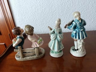 Lote figuras porcelana vintage
