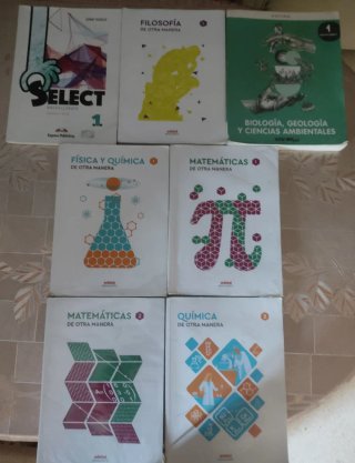 Libros 1° y 2° Bachillerato editorial Edebé