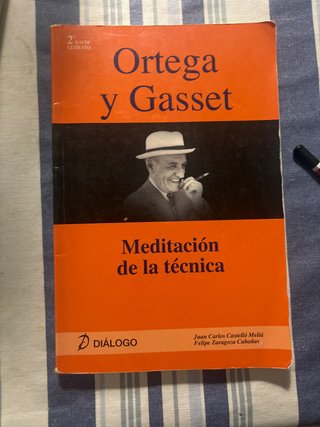 Ortega : meditación sobre la técnica