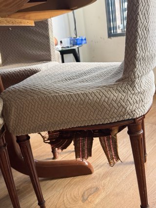Mesa de comedor extensible de madera