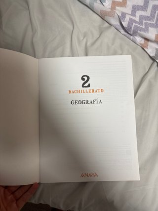 Libro geografia 2 bachillerato andalucia
