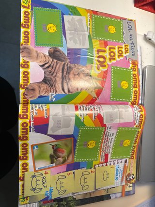 Álbum Animales Panini 2012