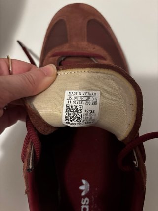 Zapatillas Adidas Spezial granate ante