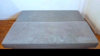 Sofá Cama IKEA ASARUM 3 Plazas Gris
