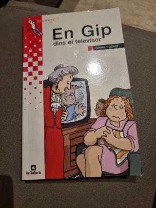 En Gip dins el televisor