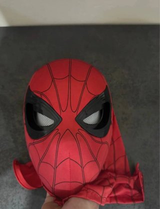 Maschera Spiderman con occhi chiudibili