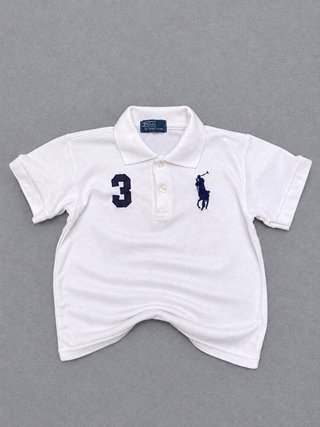 Polo Ralph Lauren Niño Blanco Talla 3