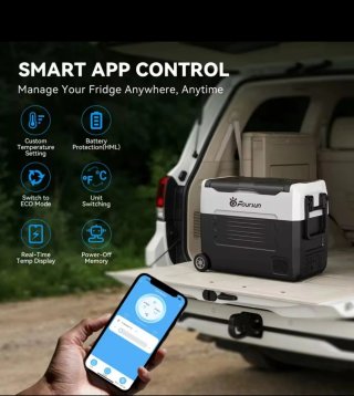 Nevera con compresor 55 litros. 12v 24v 220v.