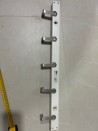 Perchero IKEA TJUSIG Blanco 60cm