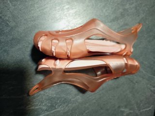 ** Lote 3 pares calzado chanclas y cangrejeras t26