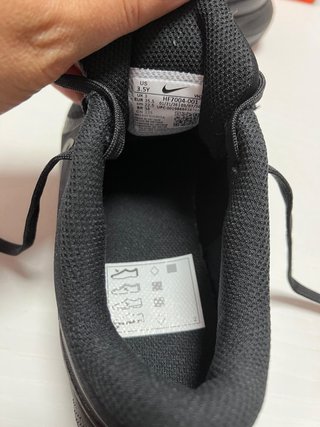 Zapatillas Nike niño negras talla 35,5