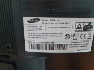 monitor Samsung SyncMaster 710v