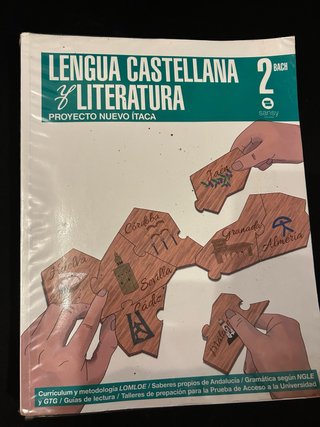 Libro Lengua y literatura, segundo Bachillerato