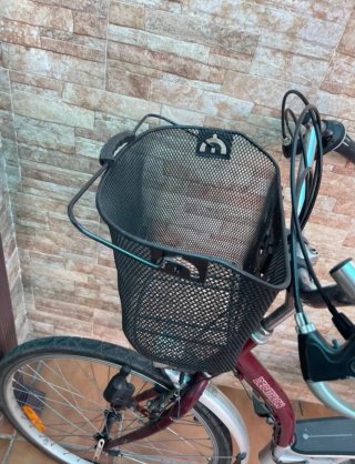 Bici paseo Decathlon 28 con cesta