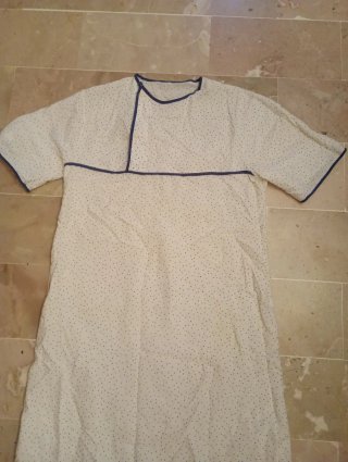 Camicia da notte vintage cotone Tg S