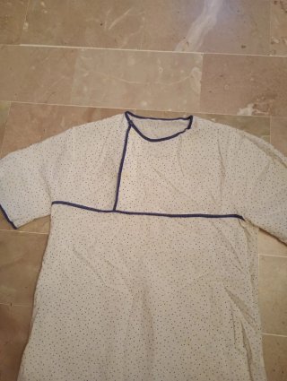 Camicia da notte vintage cotone Tg S
