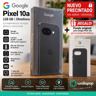 Google Pixel 10a 128GB Negro + Funda Original