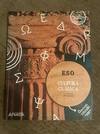 Cultura Clásica ESO operación mundo Anaya