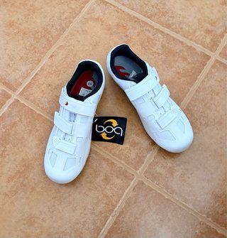 Zapatillas garneau Ciclismo Blancas