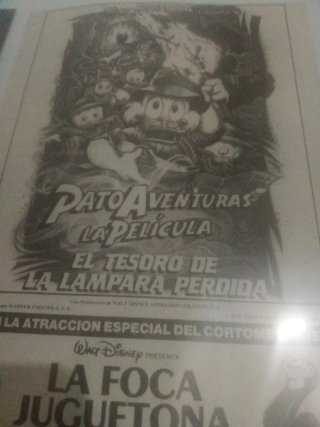 Recorte periódico Patoaventuras La Película