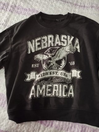 Sudadera H&M Nebraska Talla M
