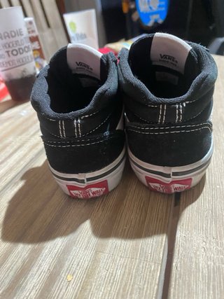 Zapatos Vans niño negros
