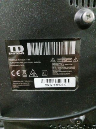 Televisor LED Negro