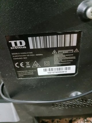 Televisor LED Negro