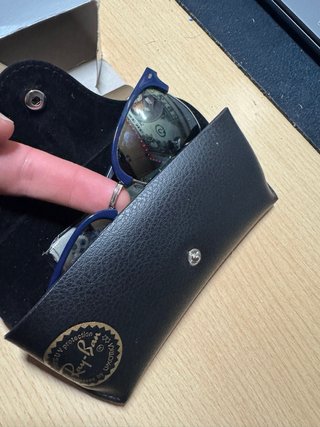Gafas de Sol Ray-Ban Azul y Plata