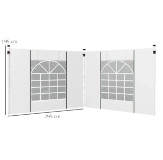 Paredes laterales para carpa 3x3