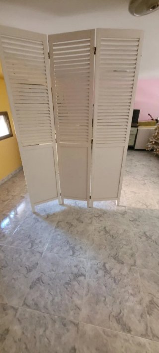 Biombo de madera vintage