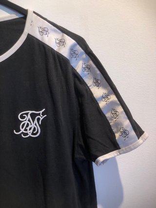 Camiseta SikSilk Negra Talla M