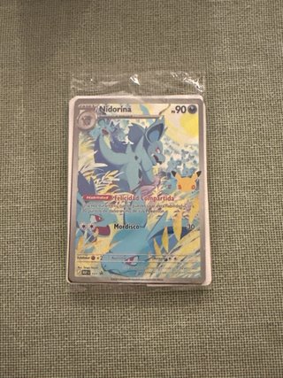 Carta Pokémon Nidorina Promo Sellada + separadores