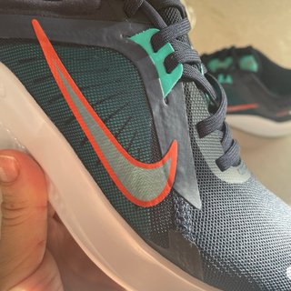 Zapatillas Nike Running Azul y Verde Talla 38,5