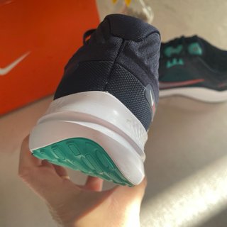 Zapatillas Nike Running Azul y Verde Talla 38,5