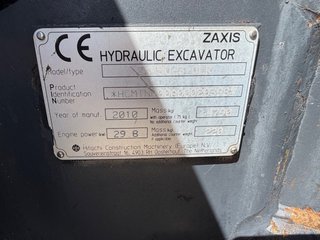 Retroexcavadora Hitachi zx 48 u