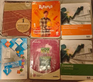 Libros 1° de bachillerato