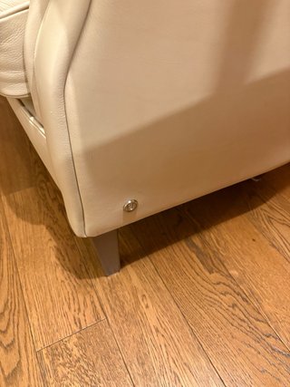 2 Butacas Natuzzi Chester Beige Cuero